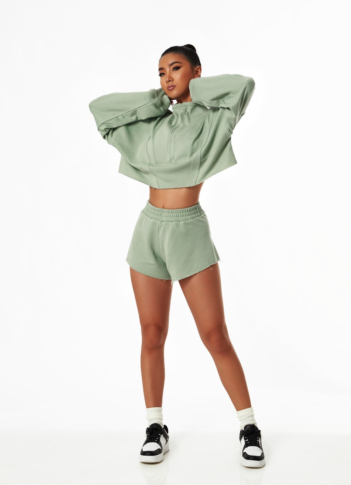 Amerolis - Artemis Crop Shorts